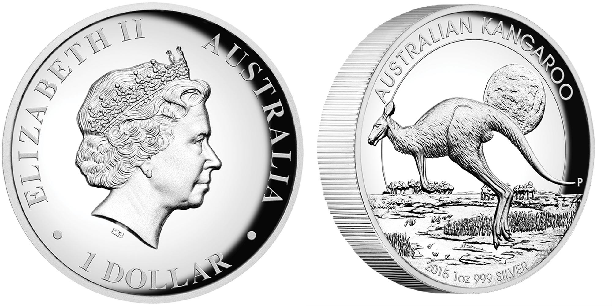 australie 2015 kangourou haut relief
