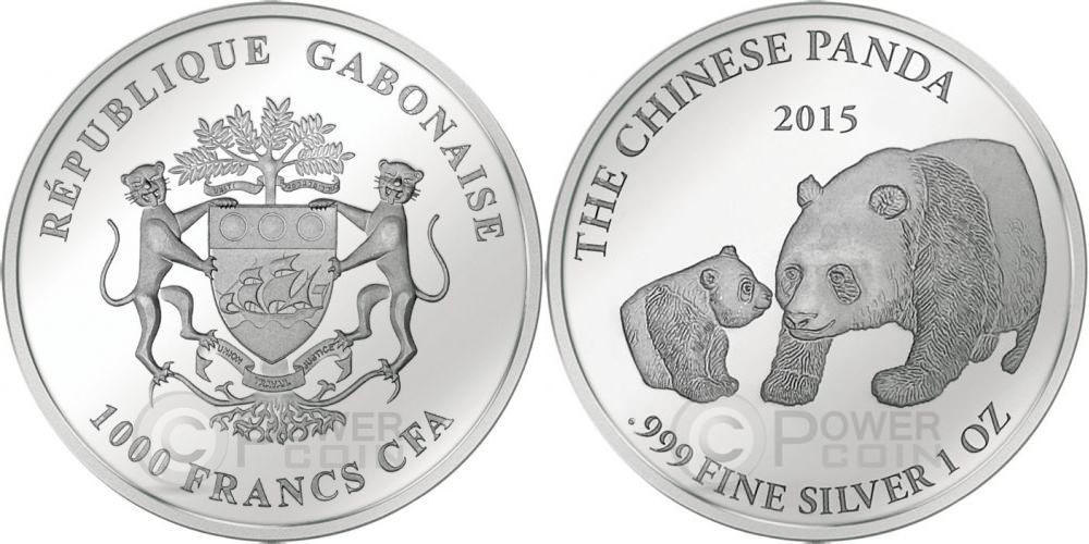 gabon 2015 panda chinois