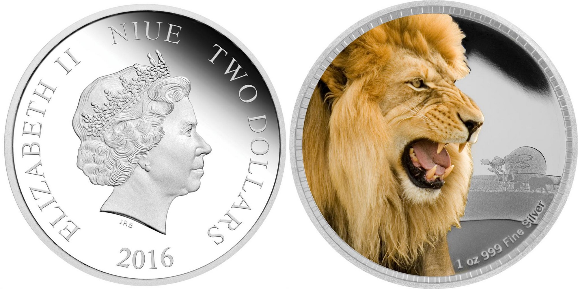 niue 2016 rois des continents lion