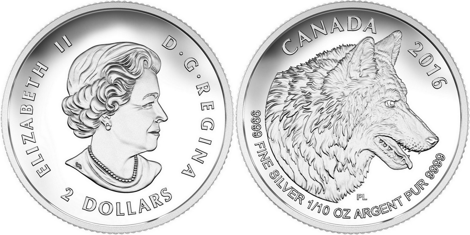 canada 2016 loup set divisionnaire 3.11 g