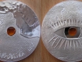 LETTONIE 1 LATS 2010 - OEIL D'AMBRE