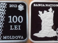 MOLDAVIE 100 LEI 2013 - 20 ANS DE LA MONNAIE NATIONALE