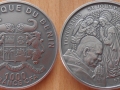 BENIN - 1000 FRANCS CFA 2014 - CANONISATION DE JEAN-PAUL II