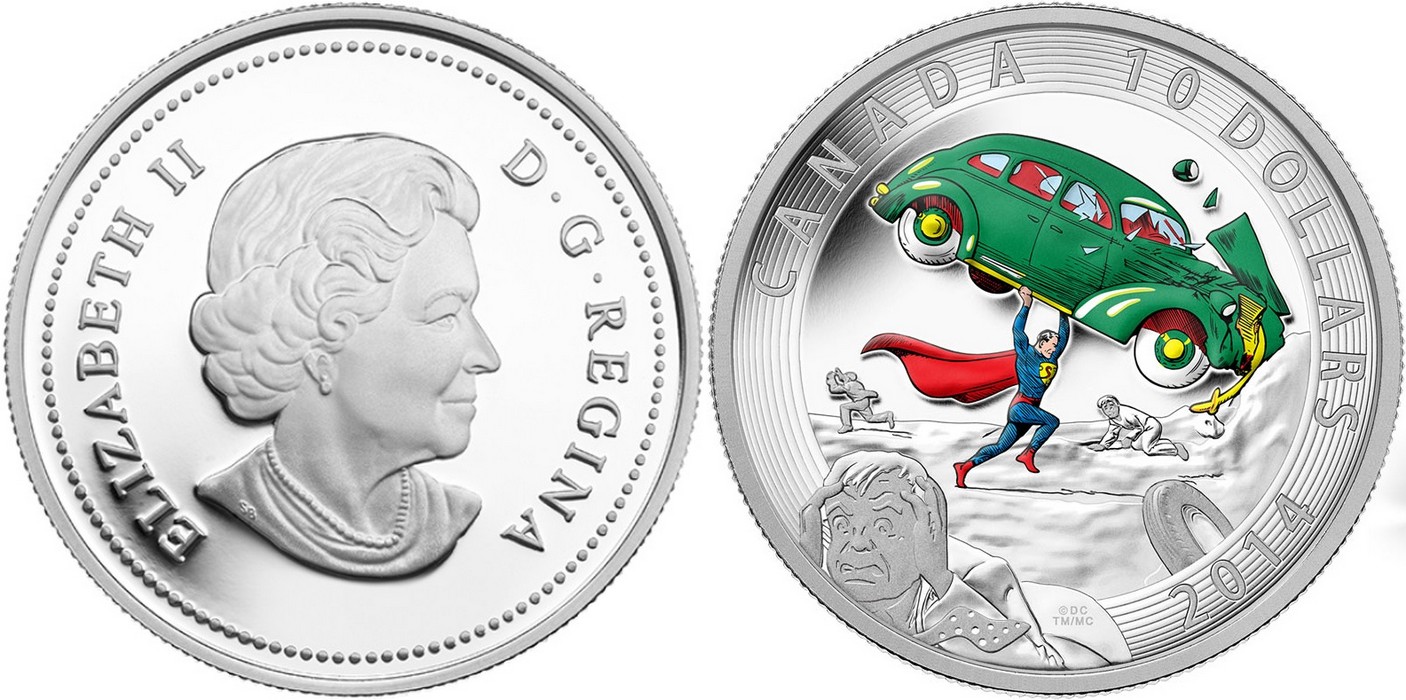 canada 2014 superman 10$