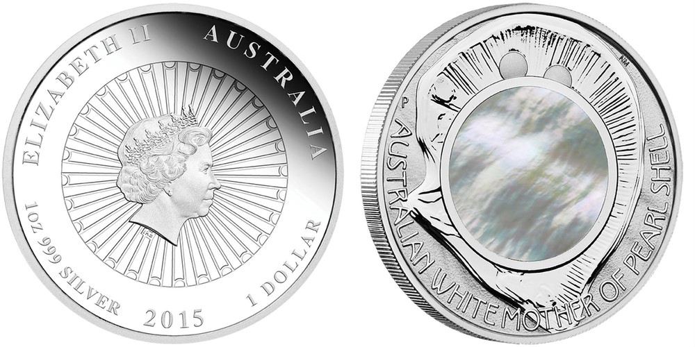 australie 2015 nacre blanche