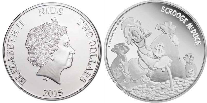 niue 2015 disney oncle picsou