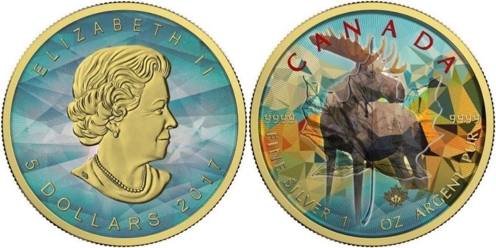 canada 2017 maple leaf caribou