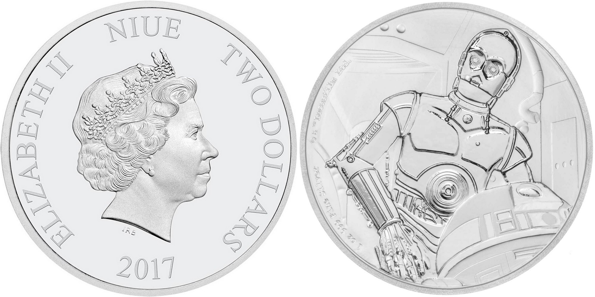 niue 2017 star wars C3 PO