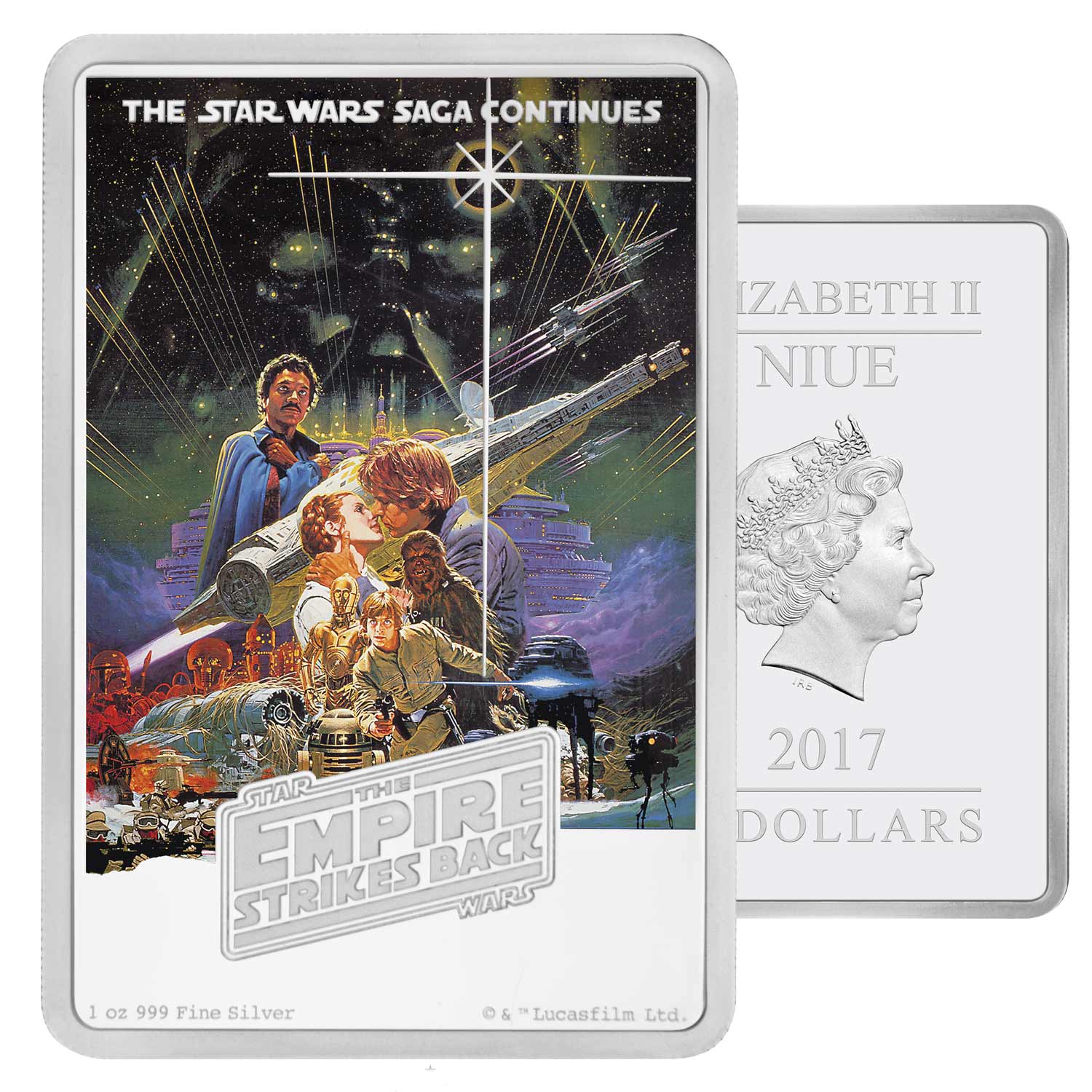 niue 2017 star wars l'empire contre-attaque