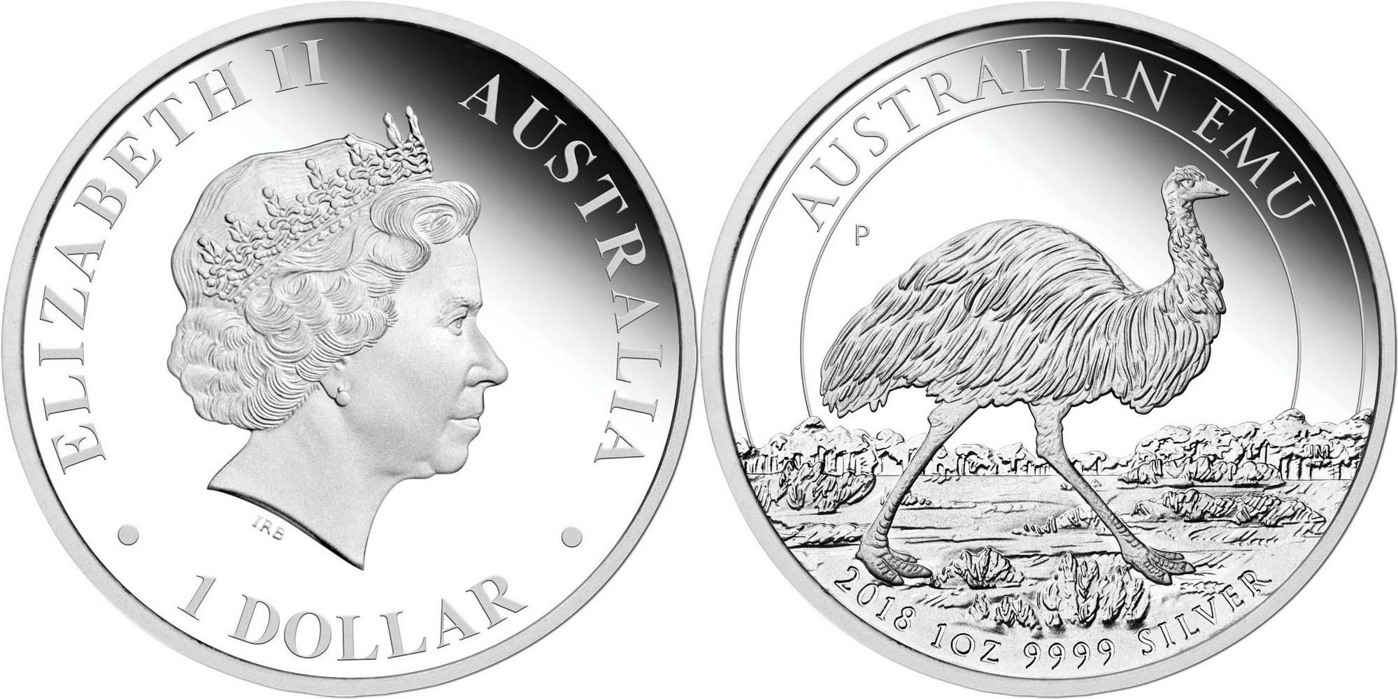 australie 2018 emeu proof