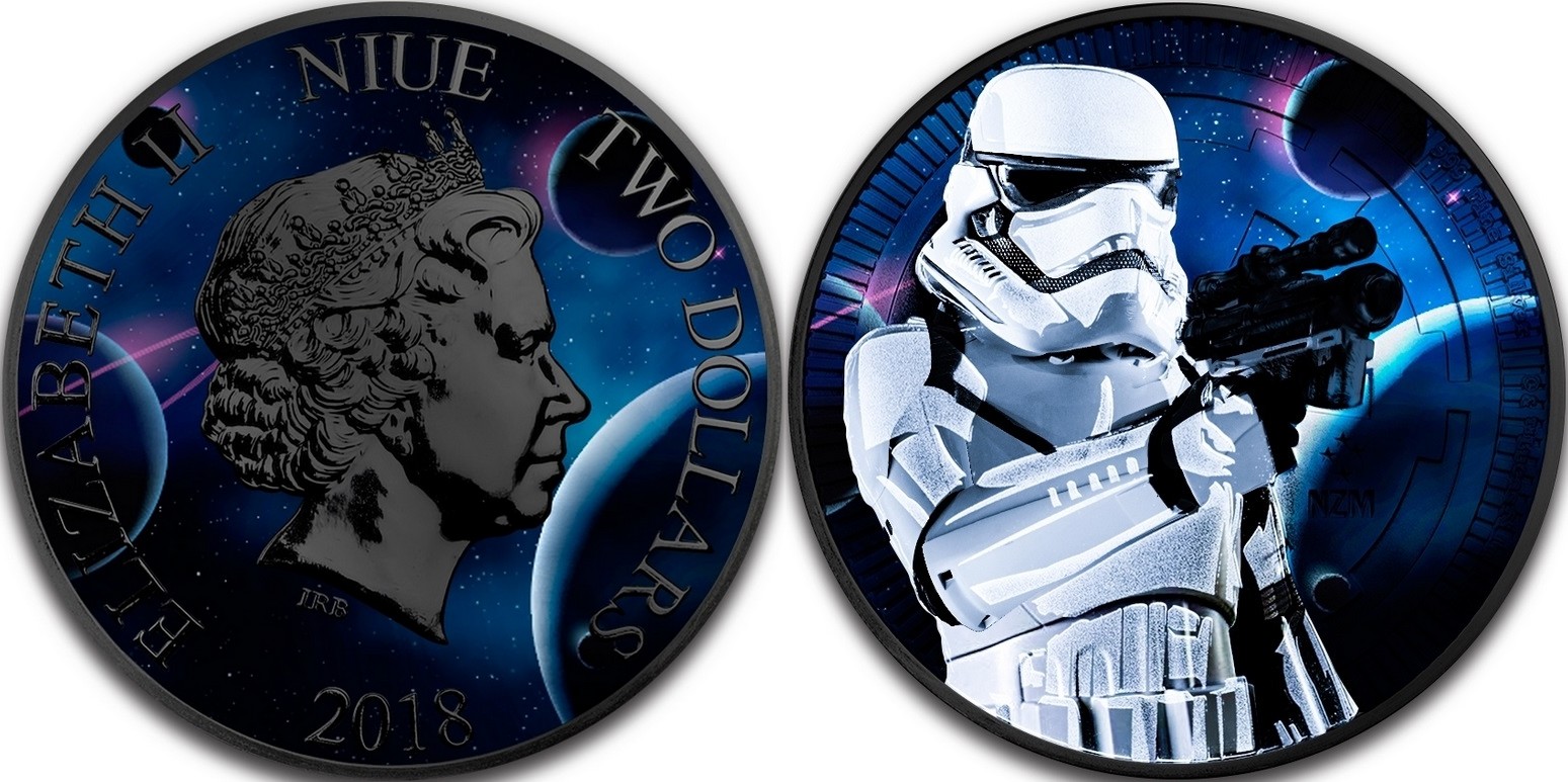 niue 2018 star wars storm trooper ruthenium