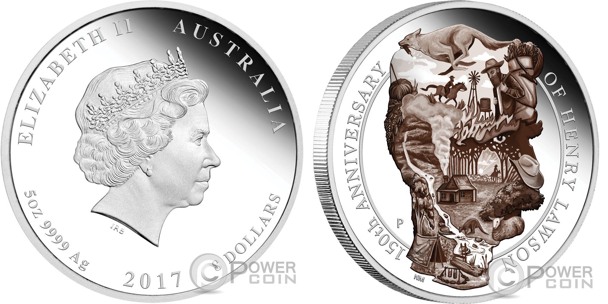 australie 2017 henry lawson 5 oz