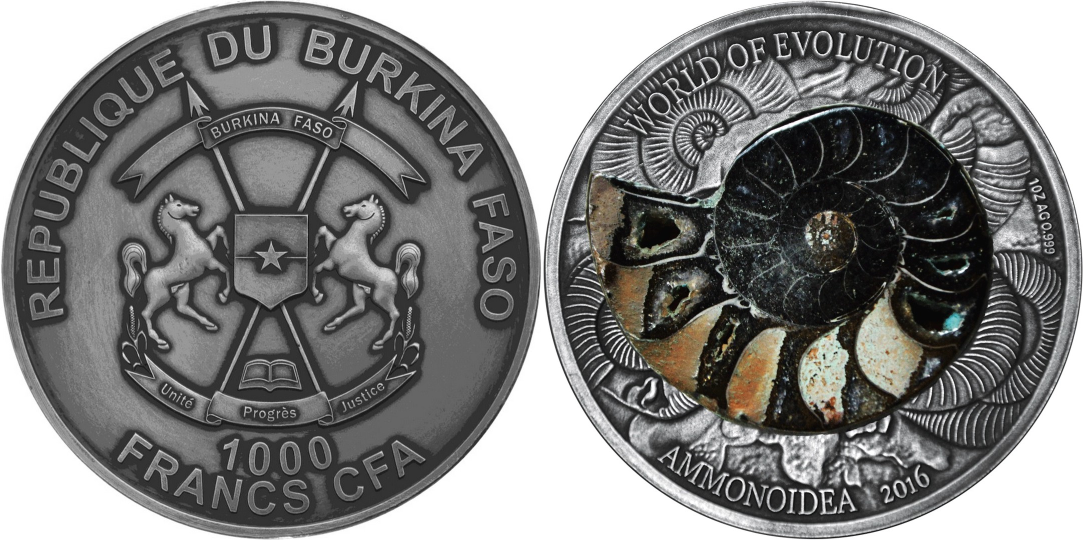burkina faso 2016 ammonite noire