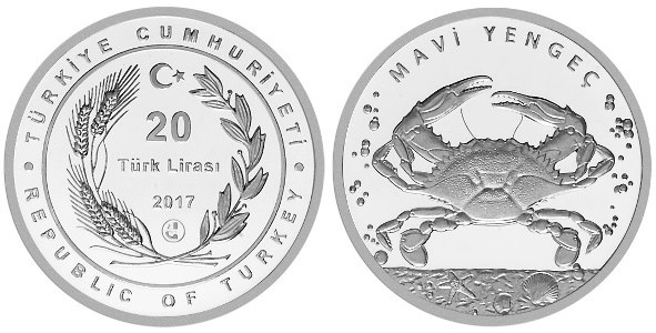turquie 2017 crabe bleu