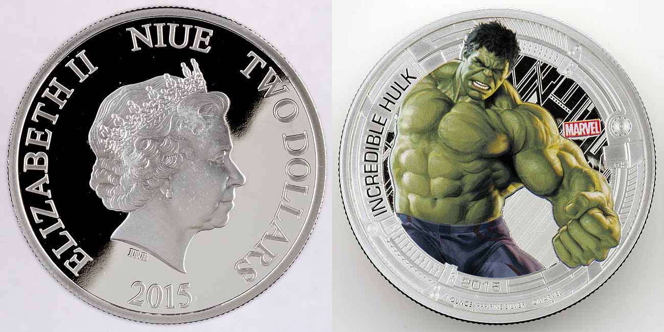 niue 2015 avengers hulk