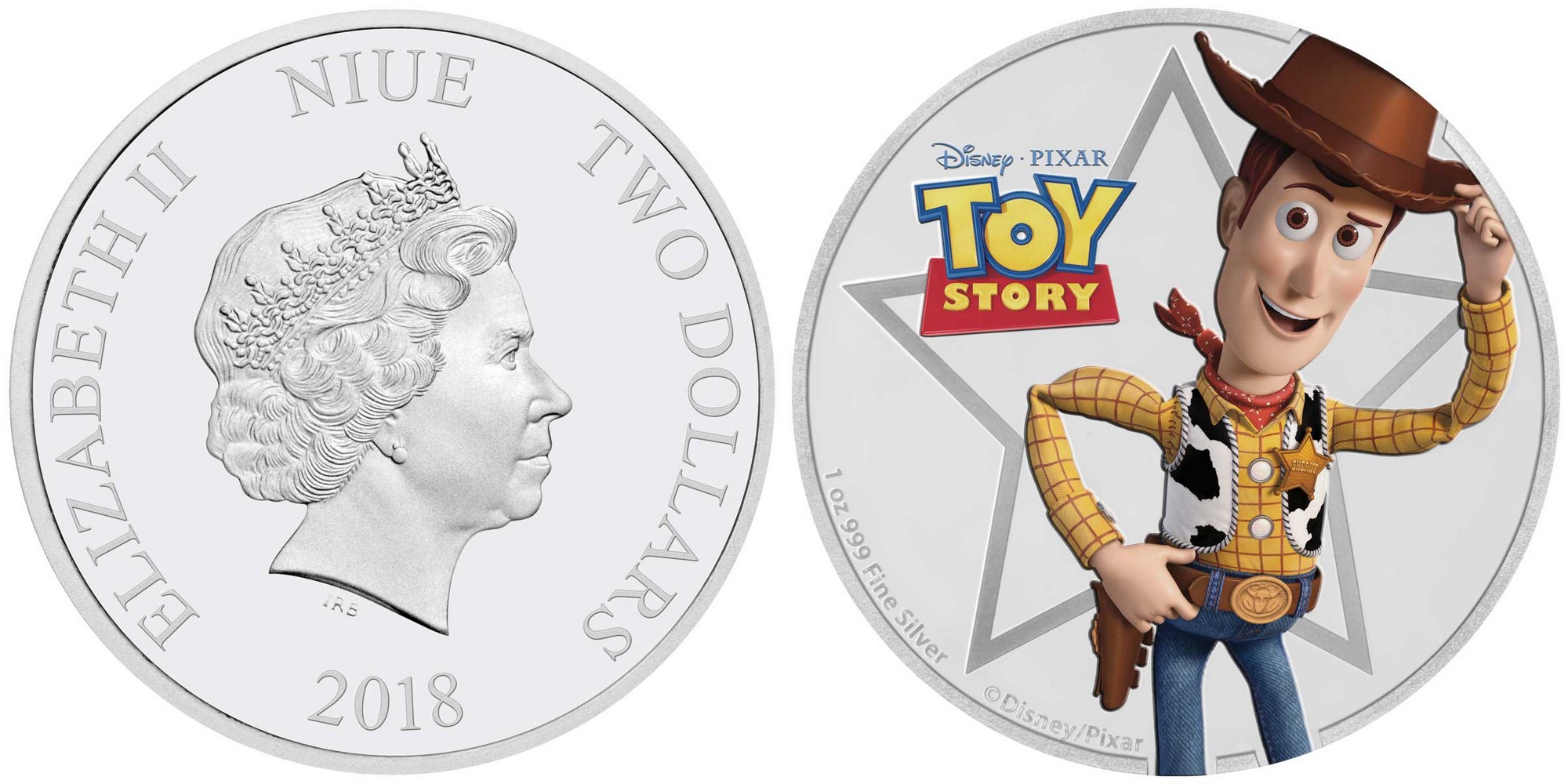 niue 2018 toy story woody
