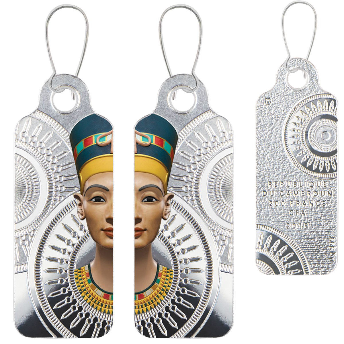 cameroun 2018 pendentifs nefertiti