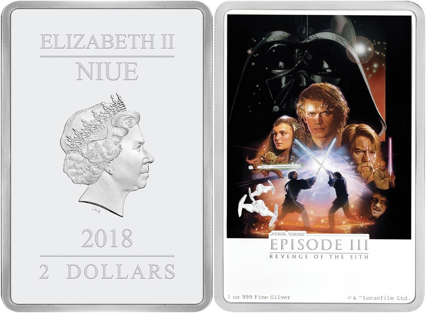 niue 2018 star wars revanche de siths