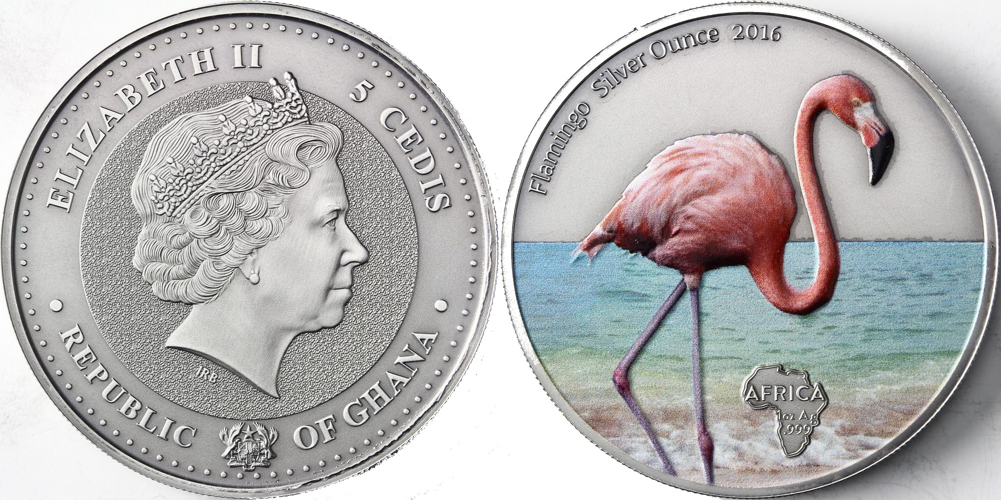 ghana 2016 flamand rose couleur