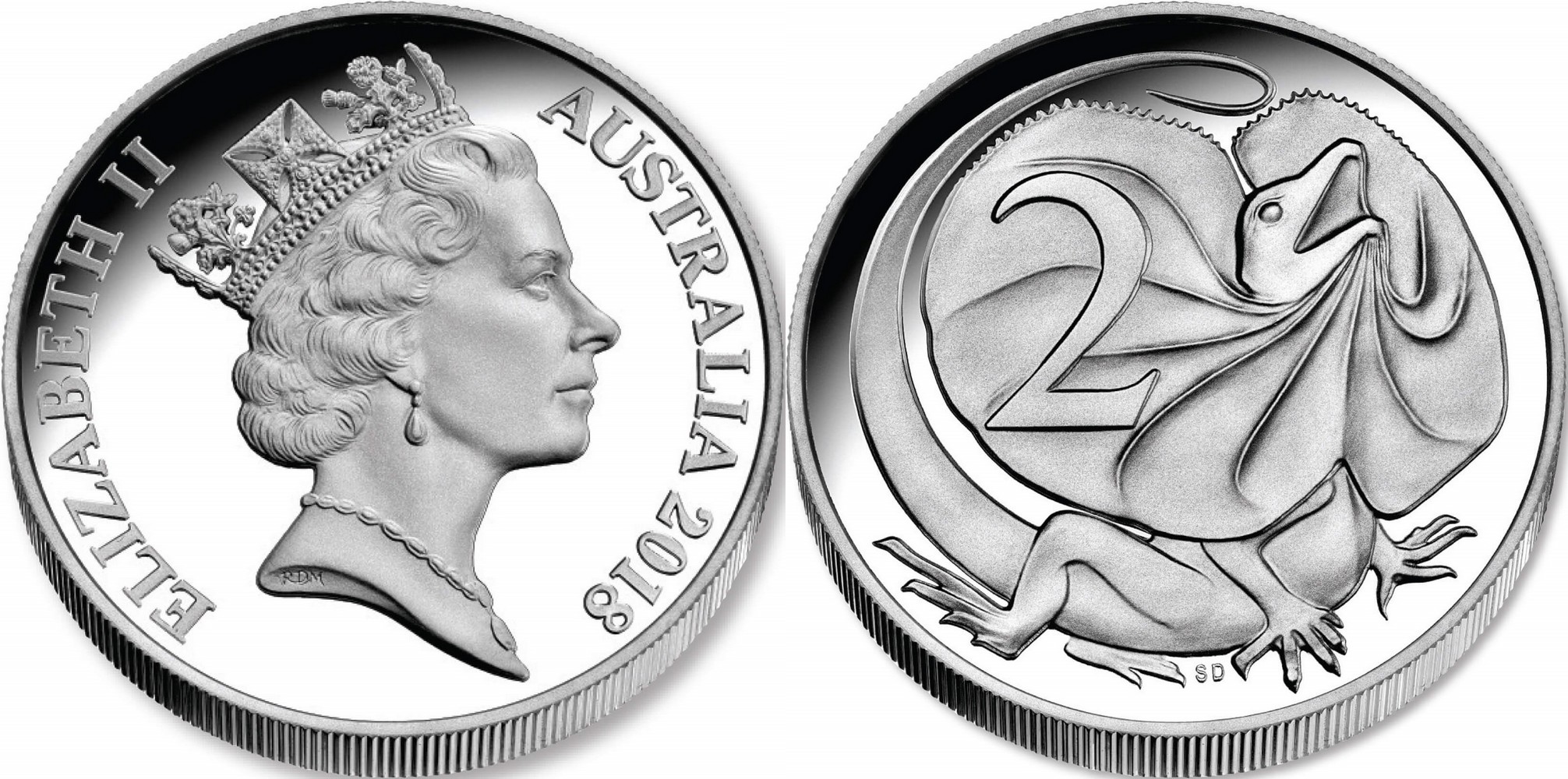 australie 2018 2 cents original design