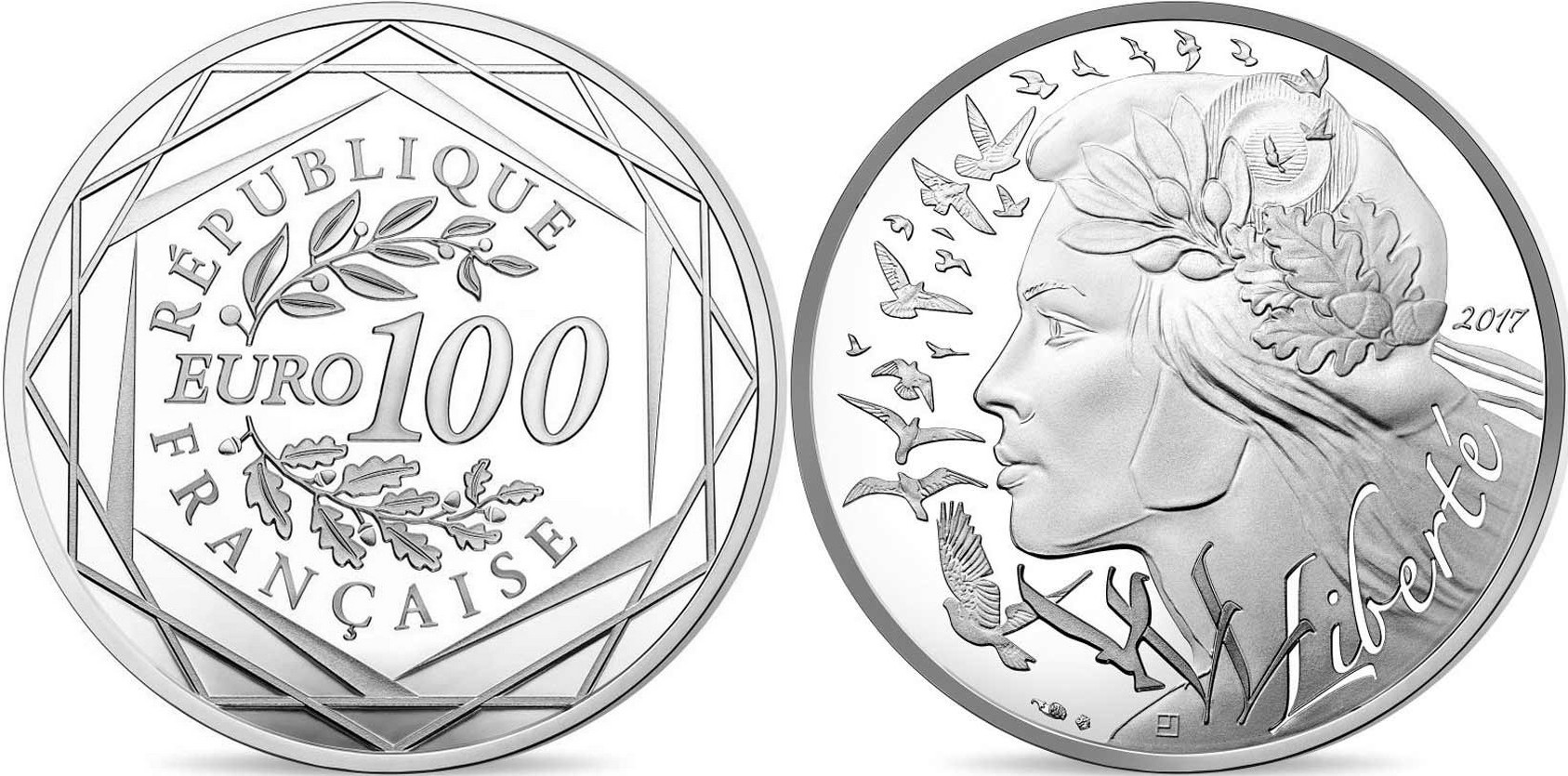 france 2017 semeuse 100 euro