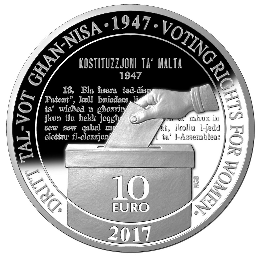 malte 2017 70 ans du droit de vote pour les femmes