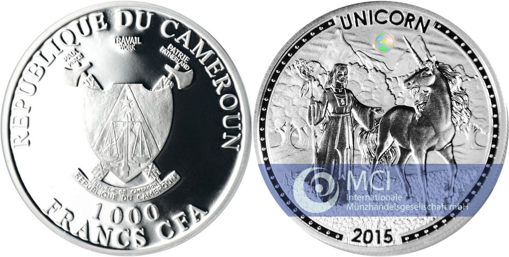 cameroun 2015 licorne opale