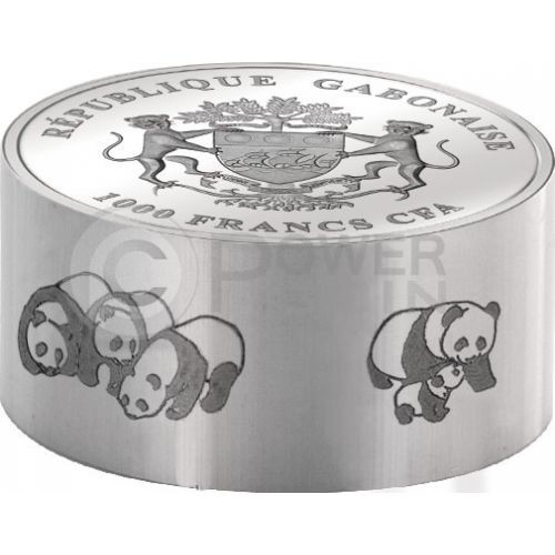 gabon 2015 panda chinois tranche