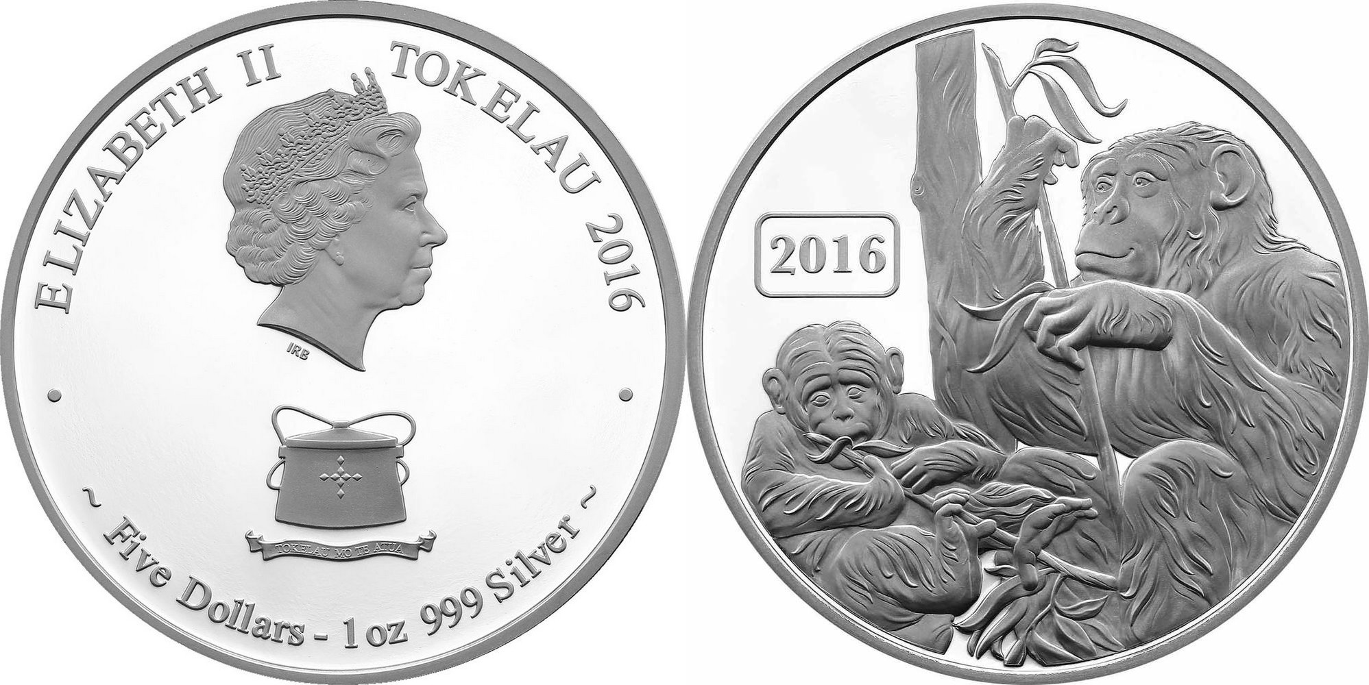 tokelau 2016 singe famille proof