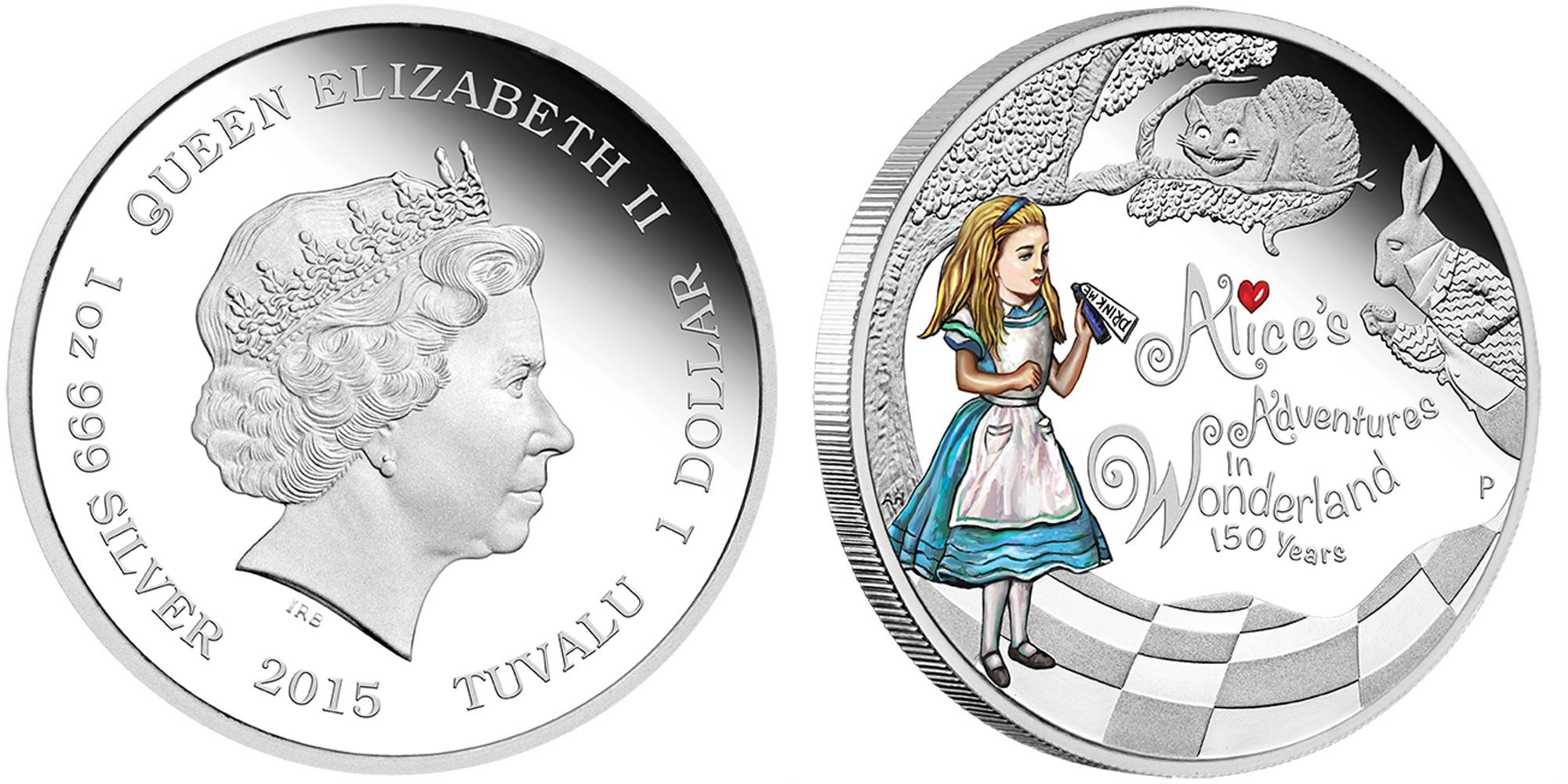 tuvalu 2015 alice au pays des merveilles