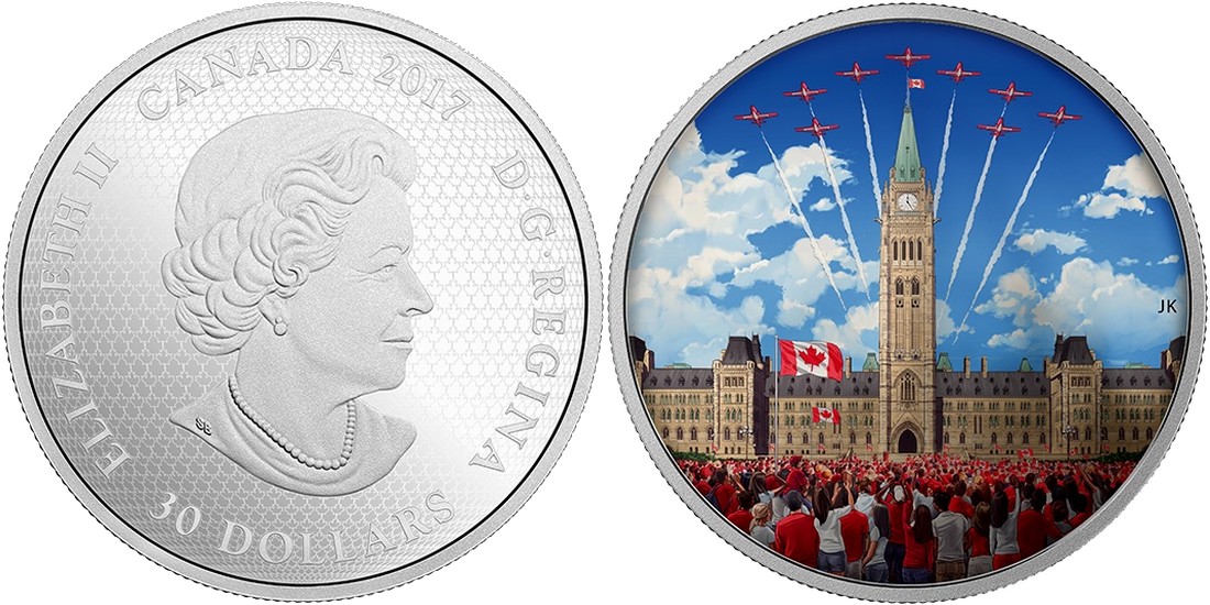 canada 2017 150 ans 2 oz