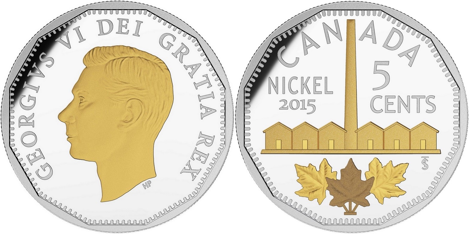 canada 2015 5 cents 1951
