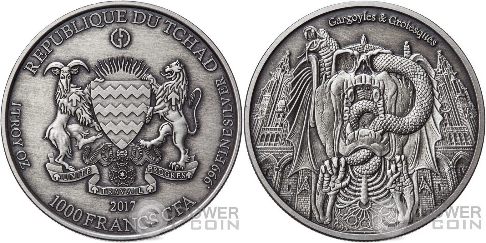 tchad 2017 gargouilles & grotesques antique
