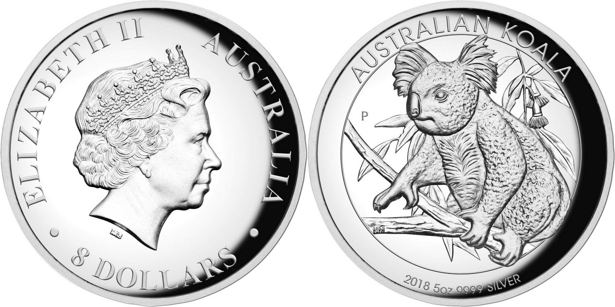 australie 2018 koala 5 oz hr