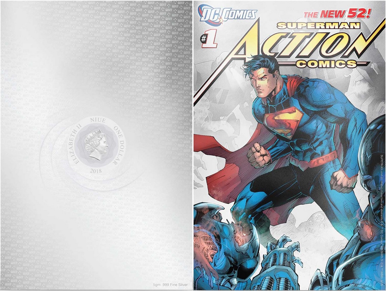 niue 2018 comics billet superman 5