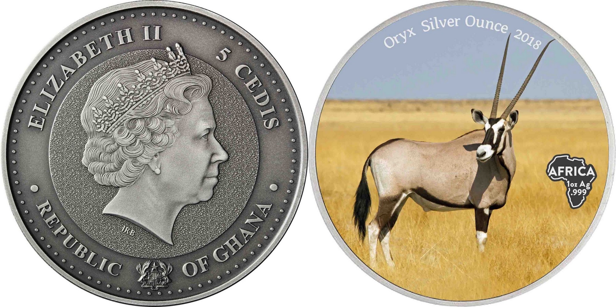 ghana 2018 oryx couleur