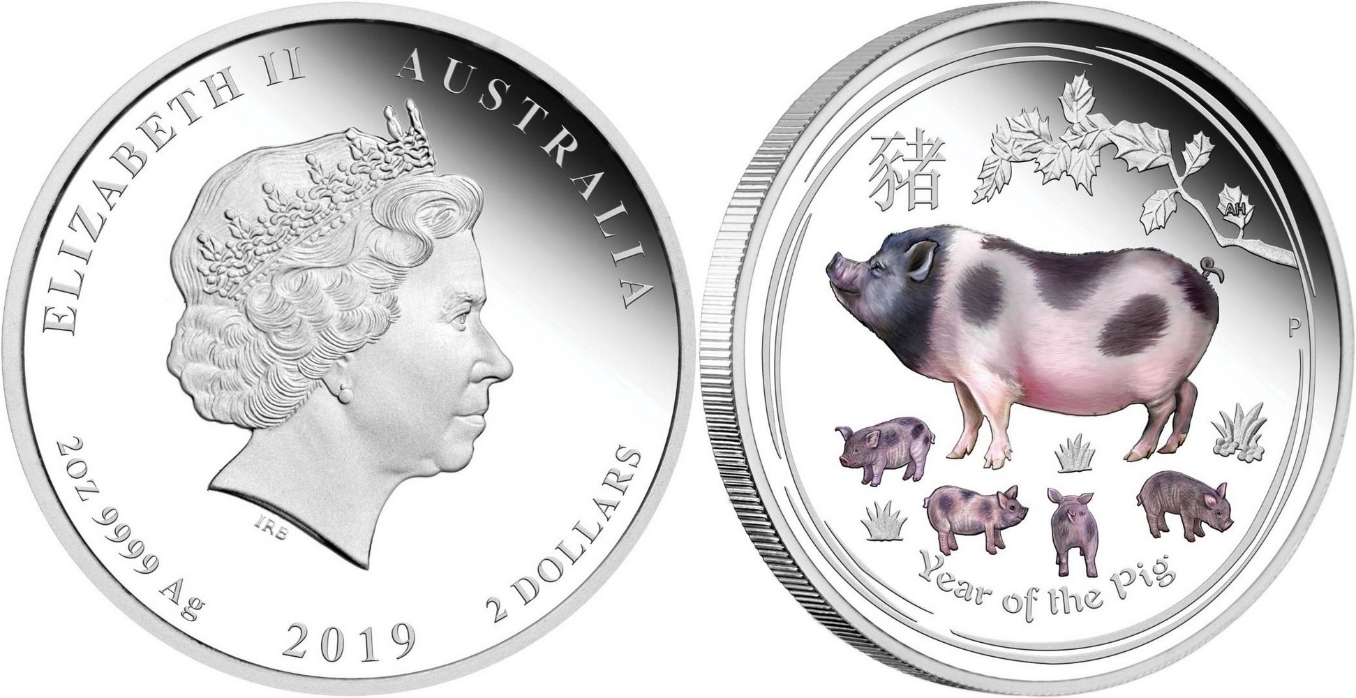 australie-2019-cochon-salon-numismatique-de-brisbane-2-oz