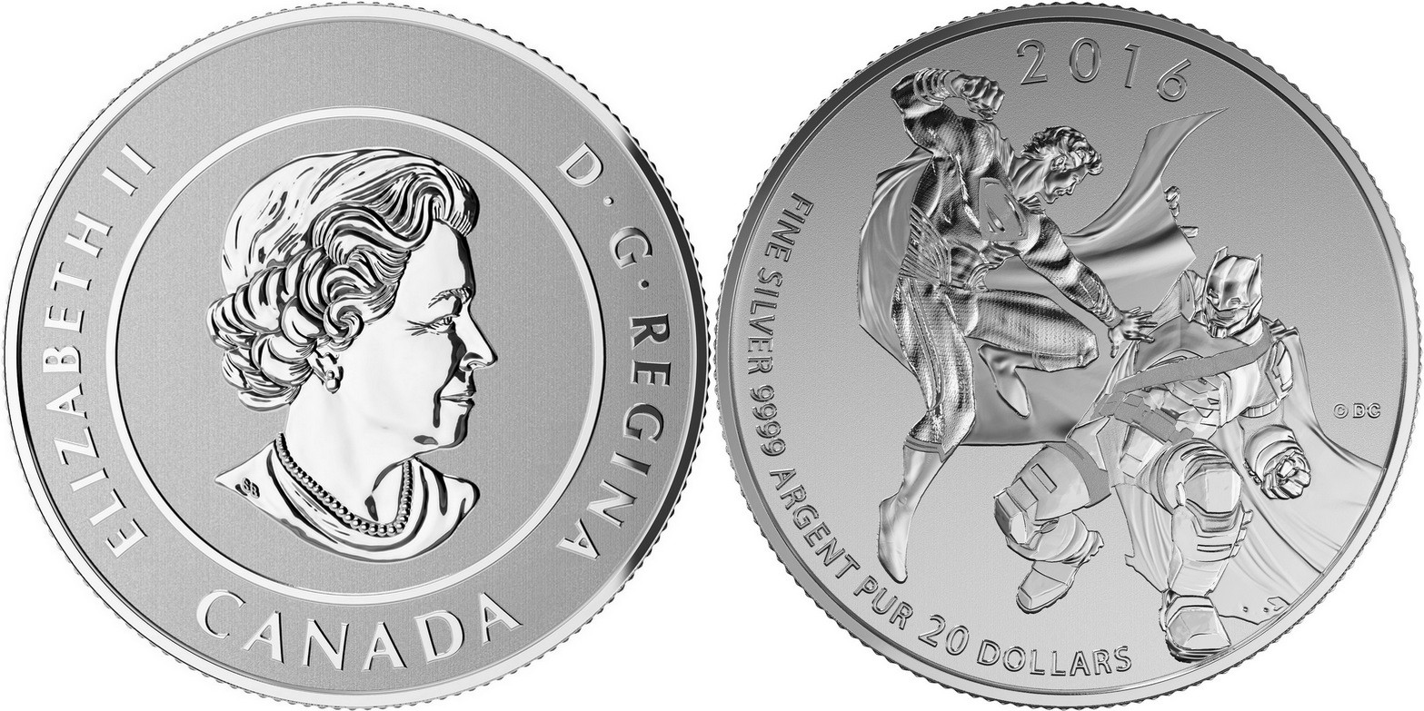 canada 2016 20$ pour 20$ batman contre superman