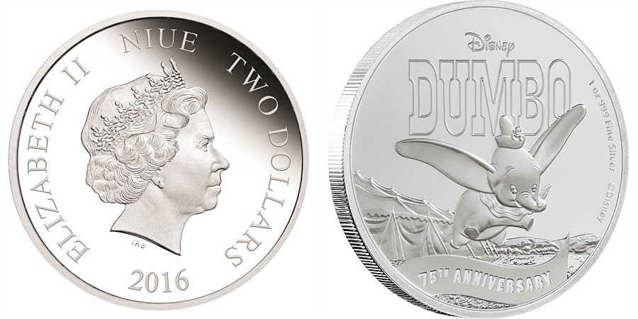 niue 2016 75 ans de dumbo