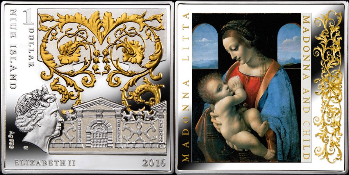 niue 2016 madone renaissance madone et enfant