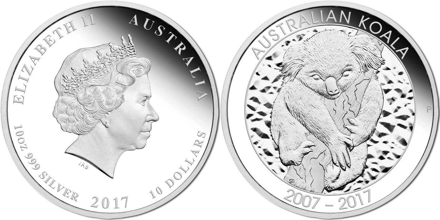 australie 2017 koala 10 oz