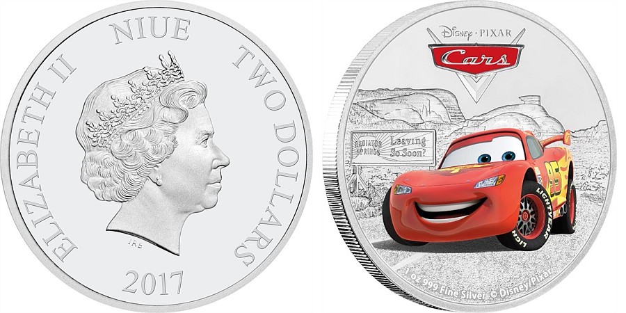 niue 2017 cars flash mcqueen