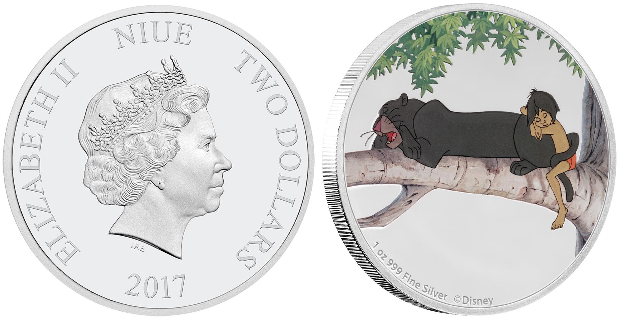 niue 2017 livre de la jungle bagheera