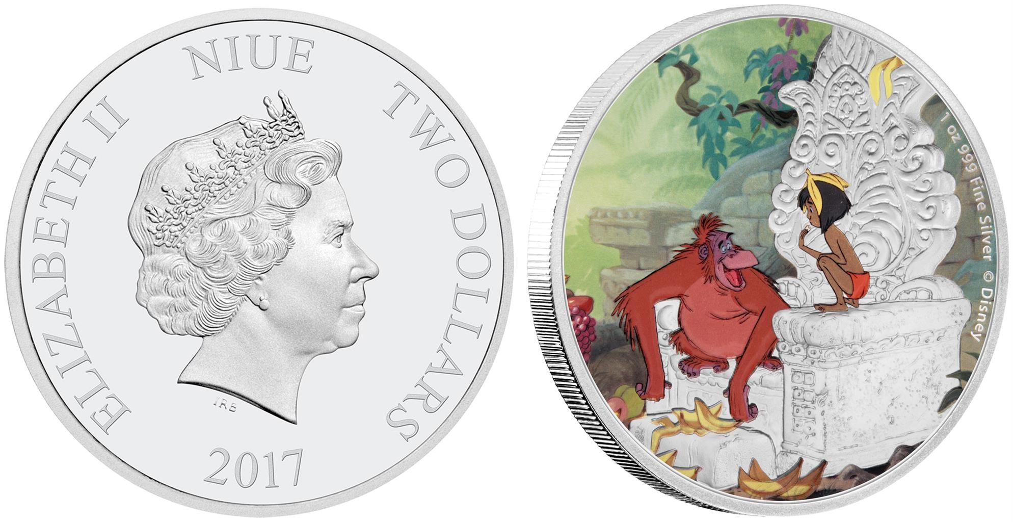 niue 2017 livre de la jungle roi louis