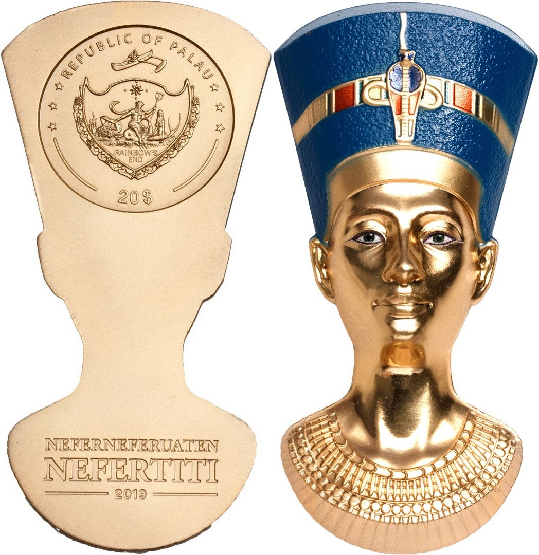 palau 2019 buste de nefertiti