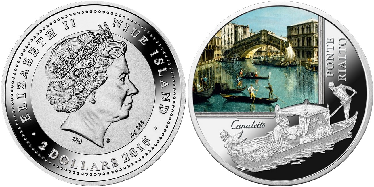 niue 2015 canaletto pont du rialto