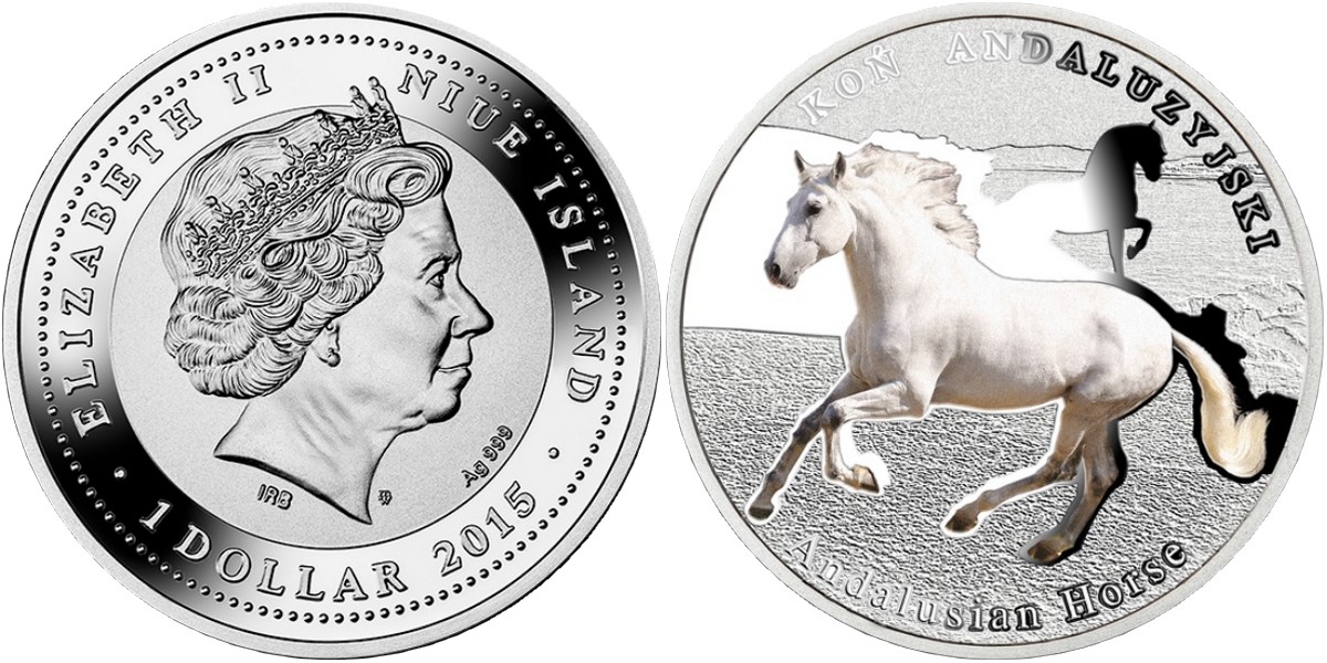 niue 2015 cheval andalou