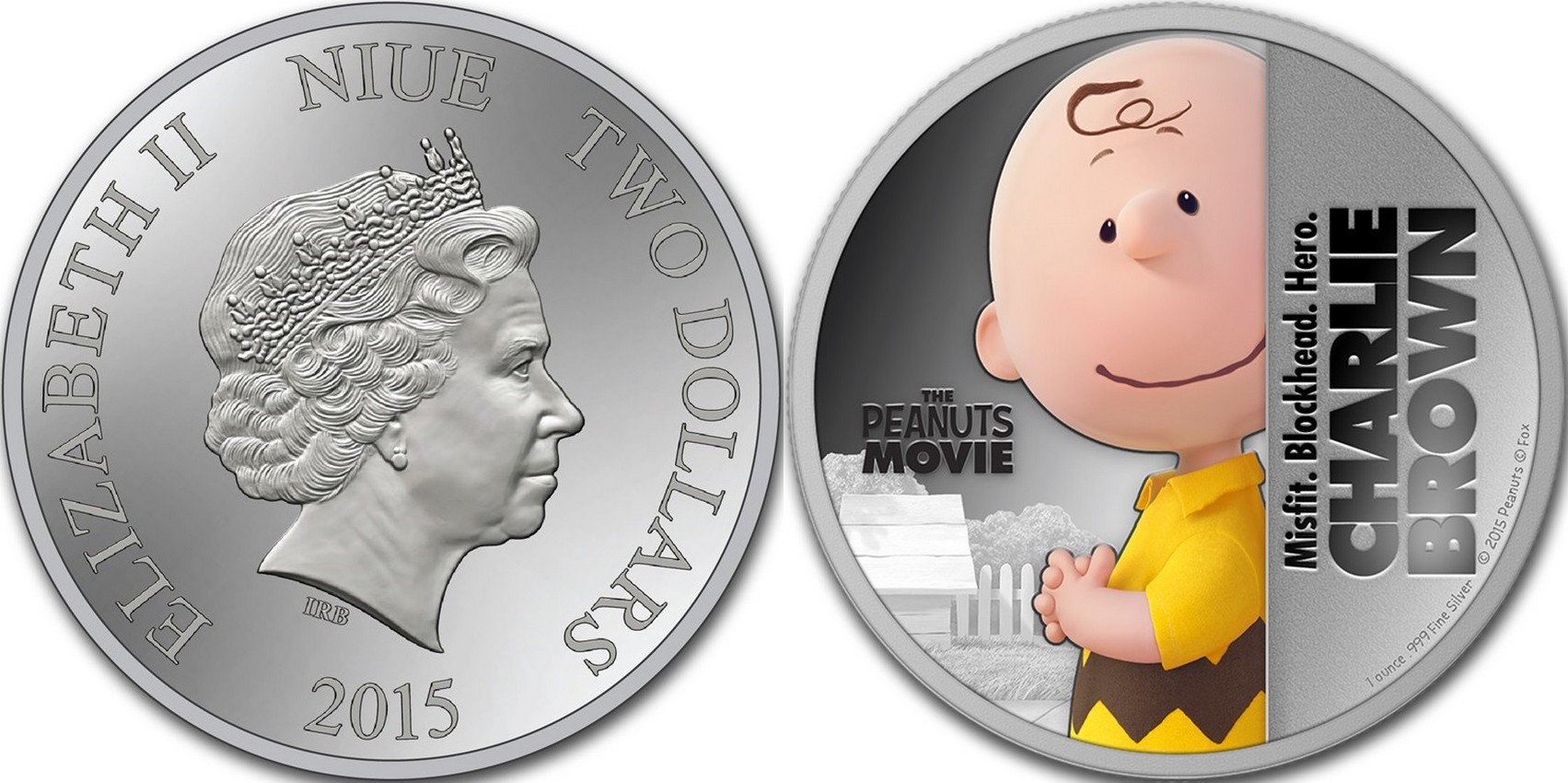 niue 2015 peanuts charlie brown