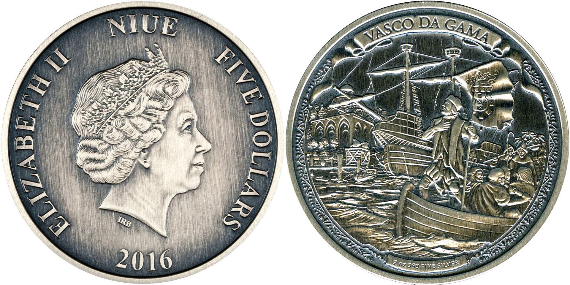 niue 2016 vasco de gama