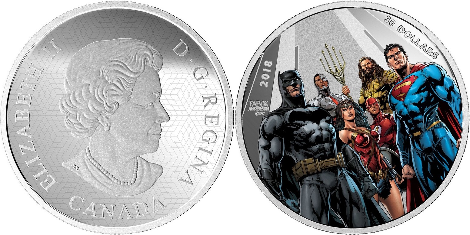 canada 2018 ligue des justiciers 2 oz